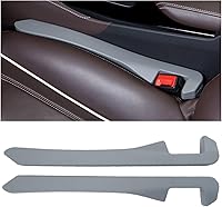 Vista 9 de 2 piezas de relleno de espacio para asiento de coche de piel sintética PU, bloqueador de caída para grietas de auto para rellenar el espacio lateral