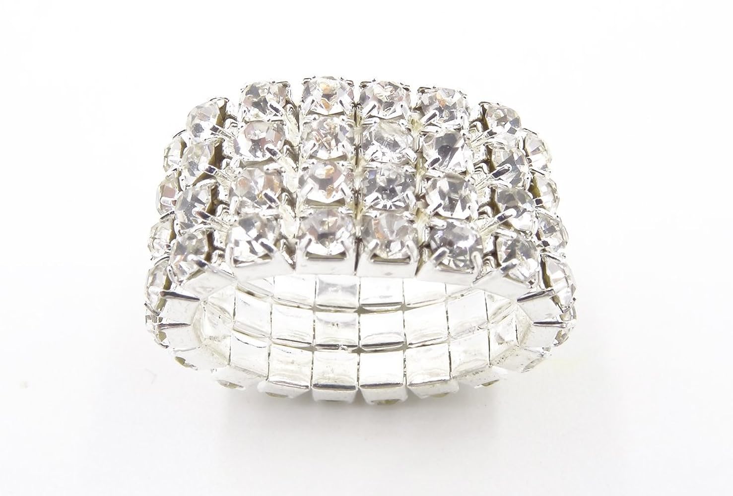 [韓国人気ジュエリー] Rough Textured Wish Ring Silver PZ Oz Sterling Silver Dimensional Rose Flower Textured Band
