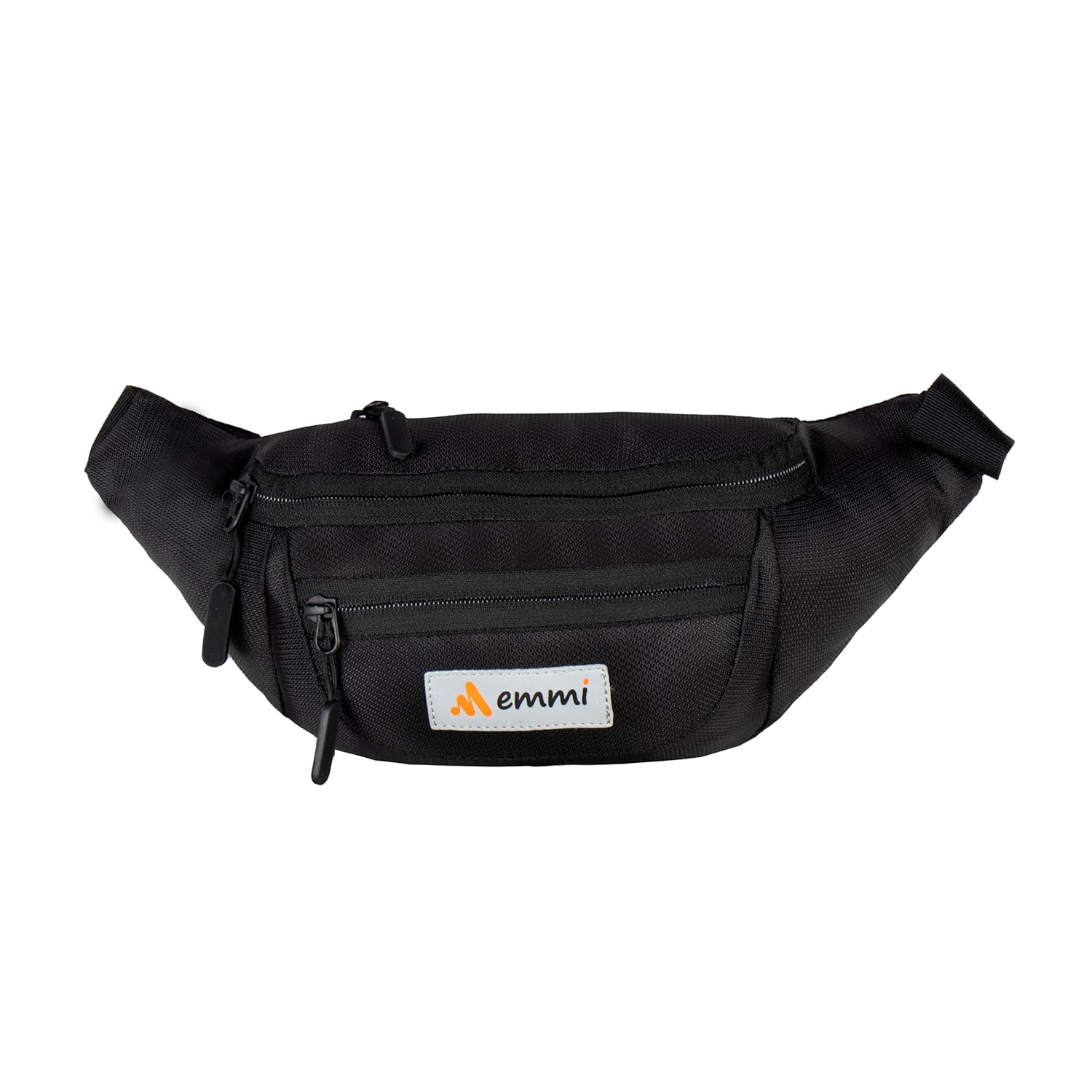 Emmi Vault Adjustable Waist Bag Hip Pouch for Men Women | Cross Body Fanny Pack Money Belt Sling Bag for Hiking, Travel, Camping, Outdoor Sports, Cycling | 18 Months Warranty (Black)-image-6