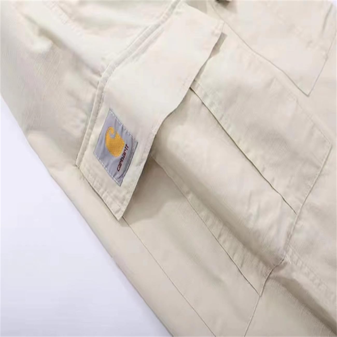 Generico Pantaloni di Lavoro Retro in Stile Coppia - Multi-Tasca, Casual Loose Fit, Manchetto Legato E Gamba Dritta, Unisex per Uomini E Donne