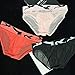 Meshal Sheer Men's Bikini Briefs Silky Smooth Sexy Seamless Lingerie See Through Bulge Ball Pouch Underwear Black/Red/Pink 3Pack M