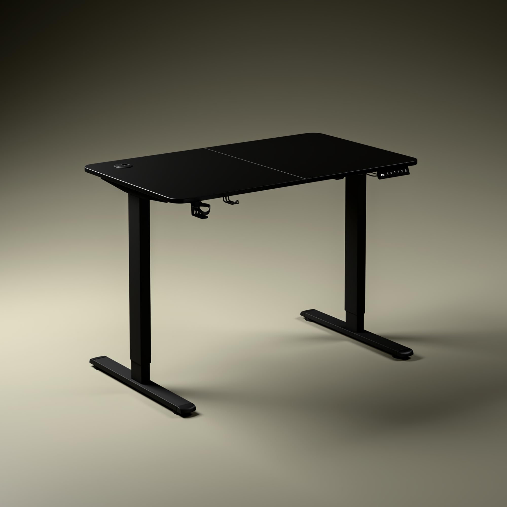 Green Soul Imperium Neo Smart Height Adjustable Table for Office Work | Sit Stand Desk with Integrated Charging | Advance Memory Preset | 3 Year Warranty | (Black,1000 x 600 Top)