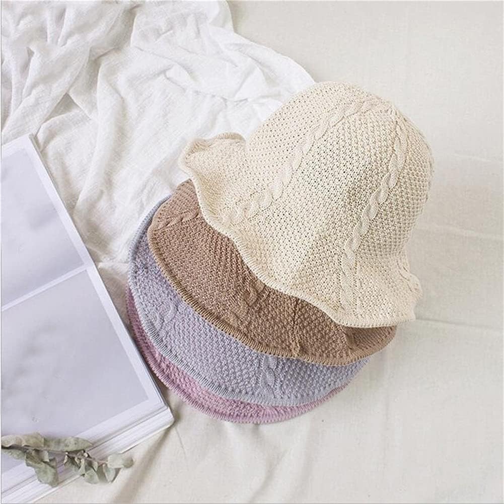 Sombrero de Paja de ala Corta y Flexible para Playa, Ideal para el Sol y el Verano (C Mcode)