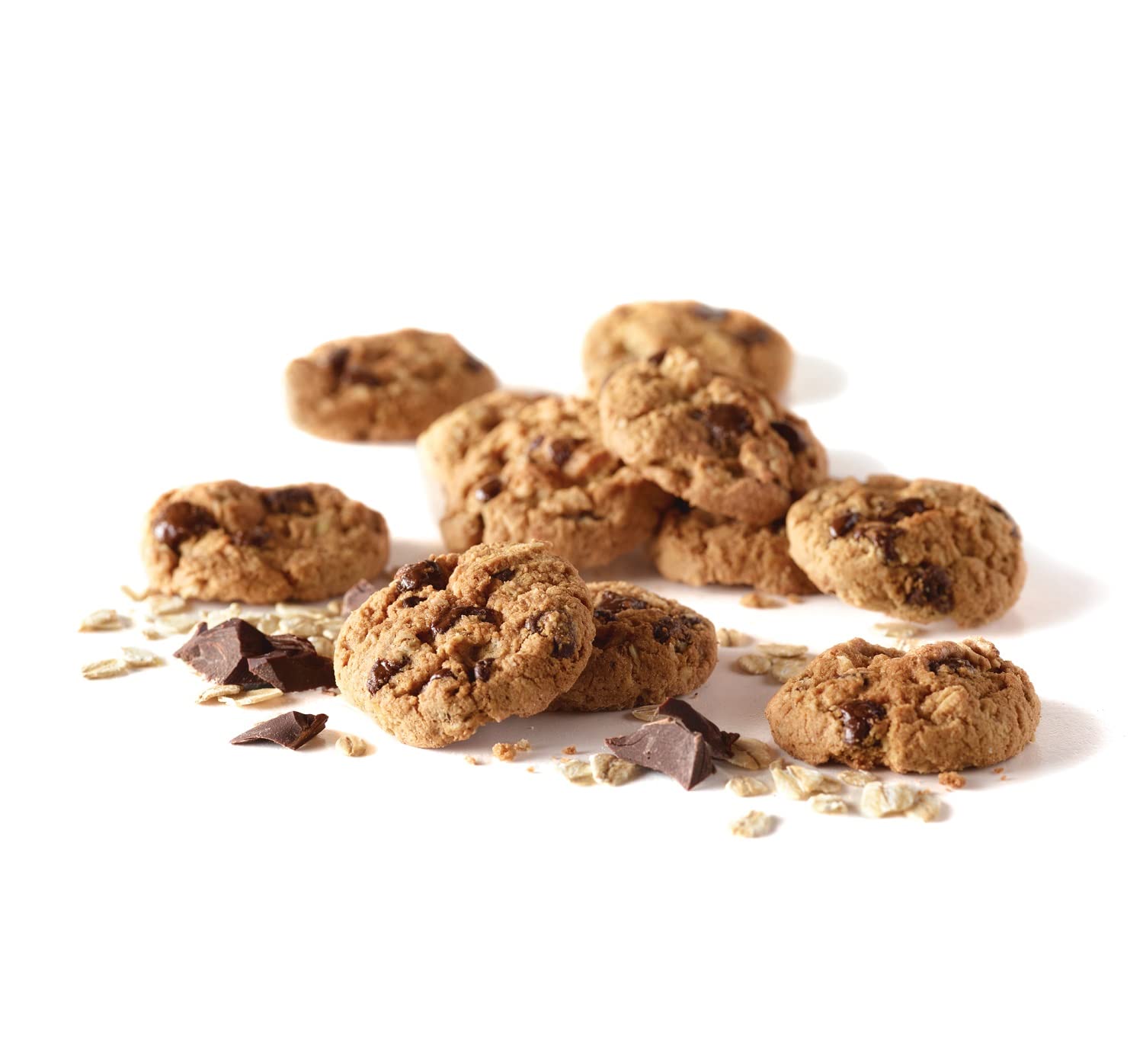 Munchkin Milkmakers Oatmeal Chocolate Chip Breastfeeding Cookie Bites, 10 x 57g Bags