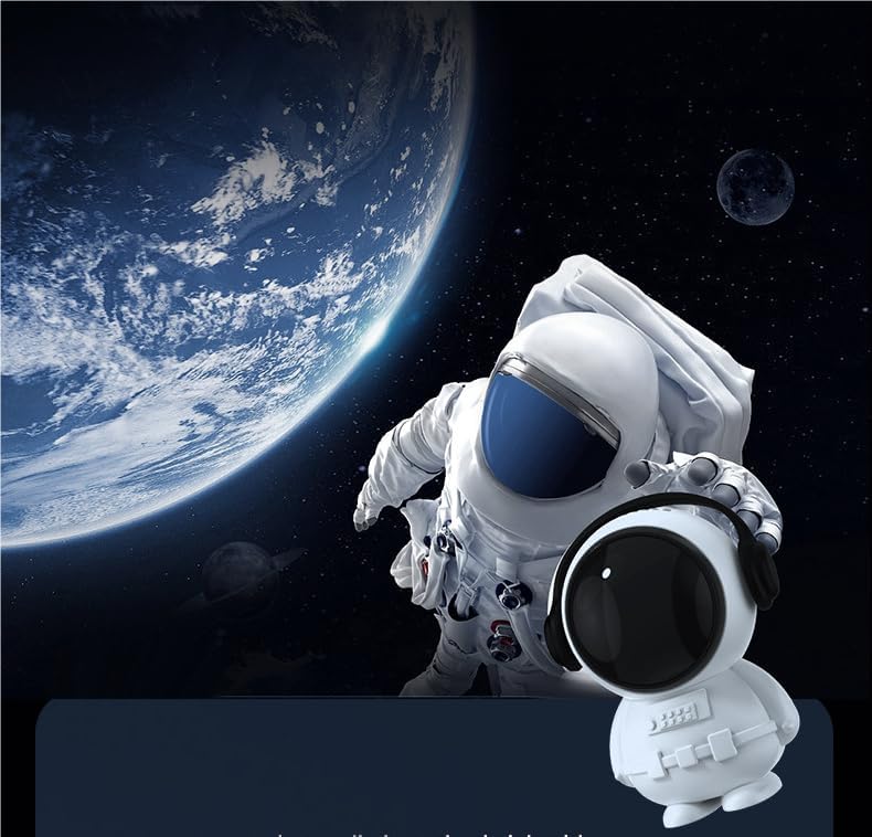 Miniatura 7 de Ventilador colgante de cuello de astronauta sin hojas