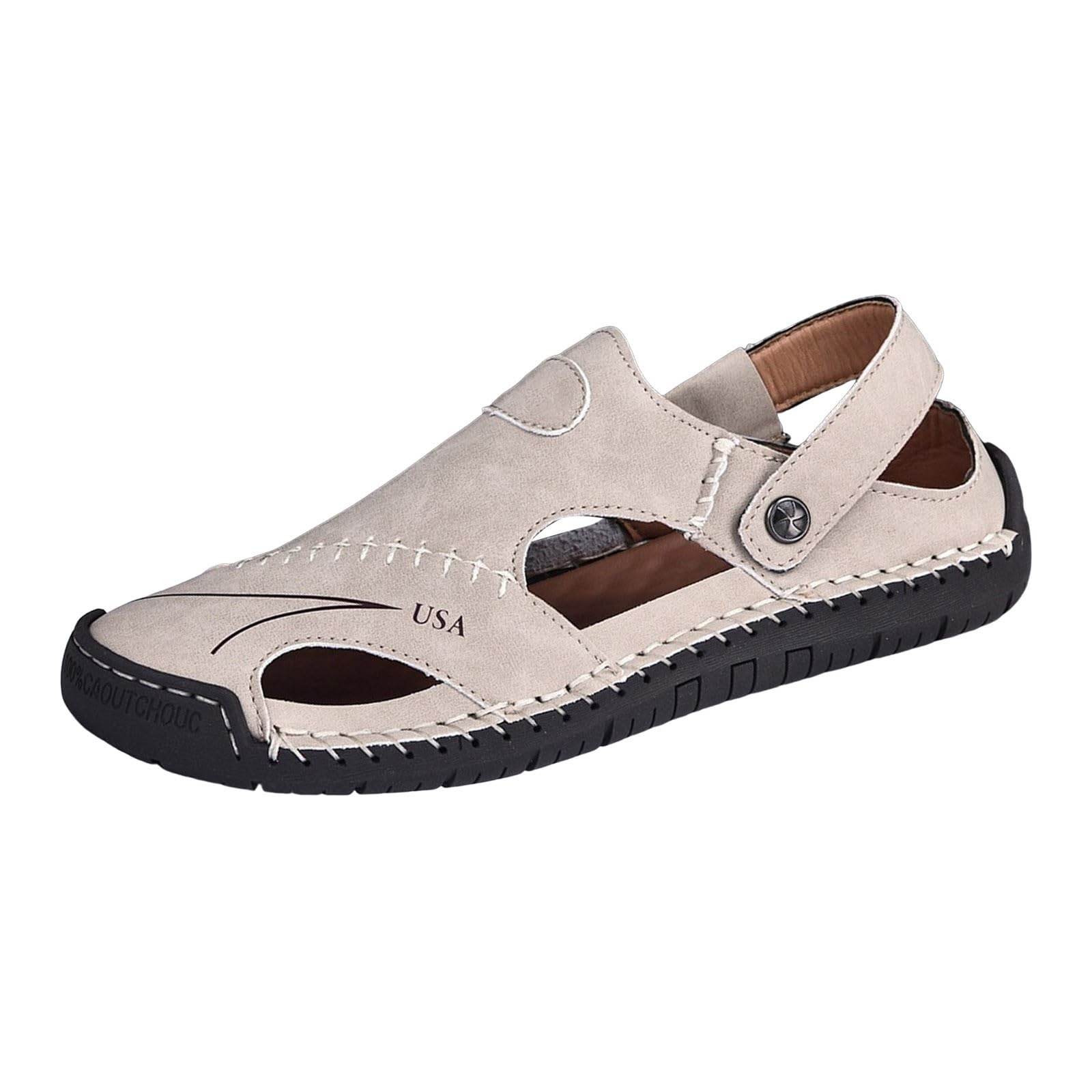 Genérico Chanclas Hombre Verano, Zapatillas Casa Hombre Piscina, Mano Transpirables Con Dos Tiras CóModas Informales La Playa Y El Verano Sandalias Slippers Sandalias Barefoot Sandalia