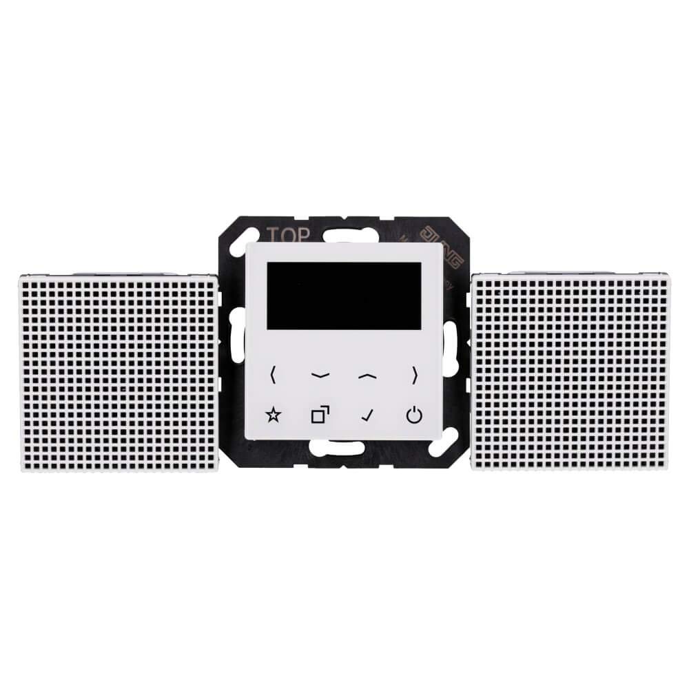 Jung DABLS2BTWW Smart Radio DAB+ mit Bluetooth - Set Stereo Alpinweiß