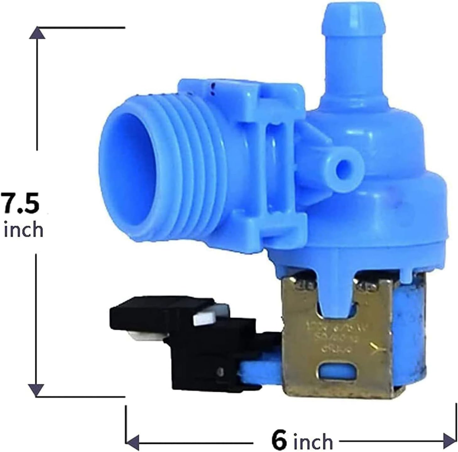 [W10327249 Valve OEM Mania] W10327250 W10327249 ((Mfg #W11175771) NEW OEM Produced for Dishwasher Water Inlet Valve Replacement Part - replaces W10195047 W10327250 W10872255 W11130744