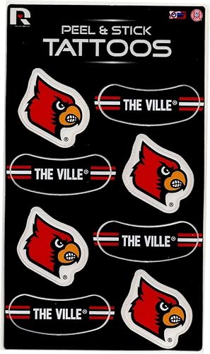 NCAA - Tatuajes temporales verticales para despegar y pegar  Ojo negro  Aprobado por el día del juego