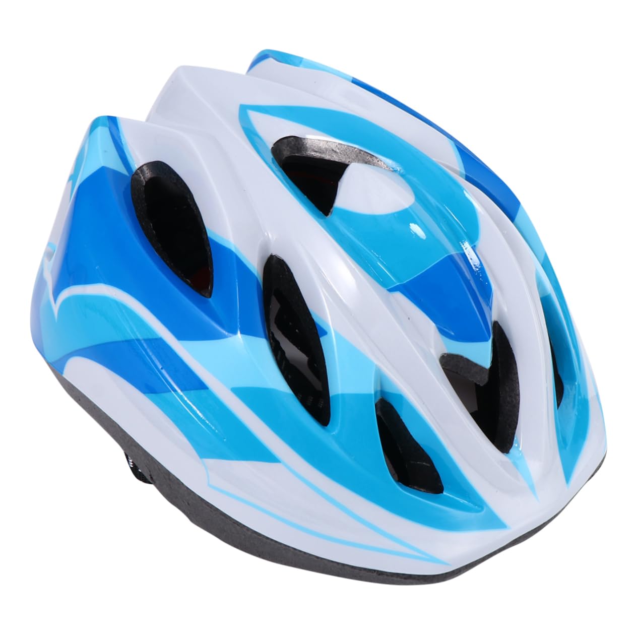 Kisangel 2pièces Casque De Ajustable pour Sports Extérieurs Casque De Roller Vélo Et Scooter Bleu
