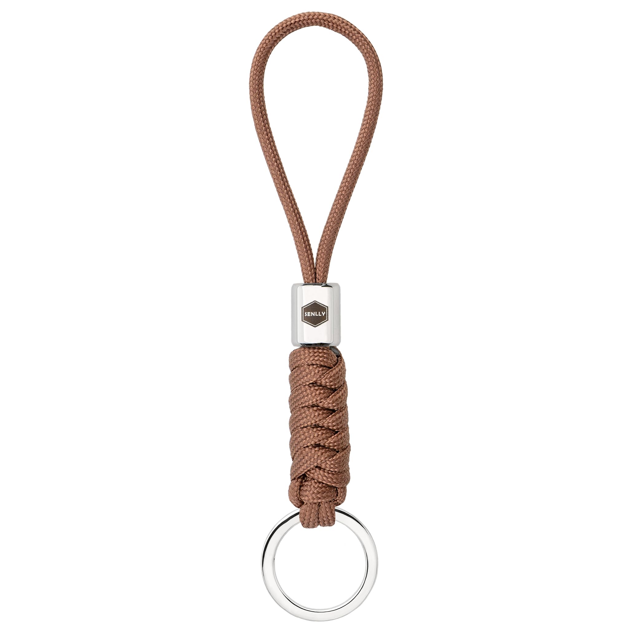 SENLLY Keychain Lanyard for Keys, Cell Phone, Wallet, Paracord Braided Design with Stainless Steel Hardware