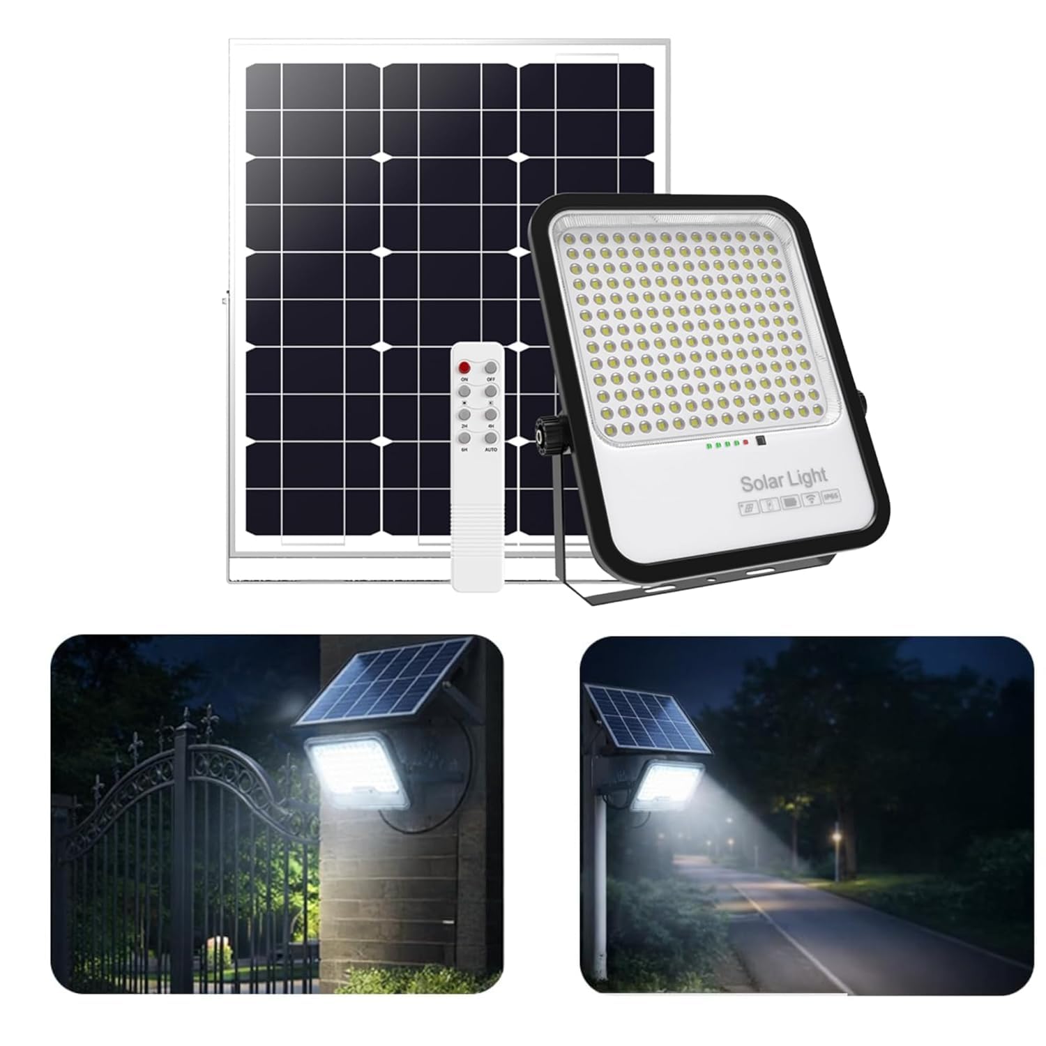 ACE-Solar LED Street Light Outdoor Waterproof with Motion Sensor, High Brightness Solar Wall Light (WW/WH) for Street, Parking, Garden & Road, Energy Saving Security Lamp (ACE-MASON-40)-image-12