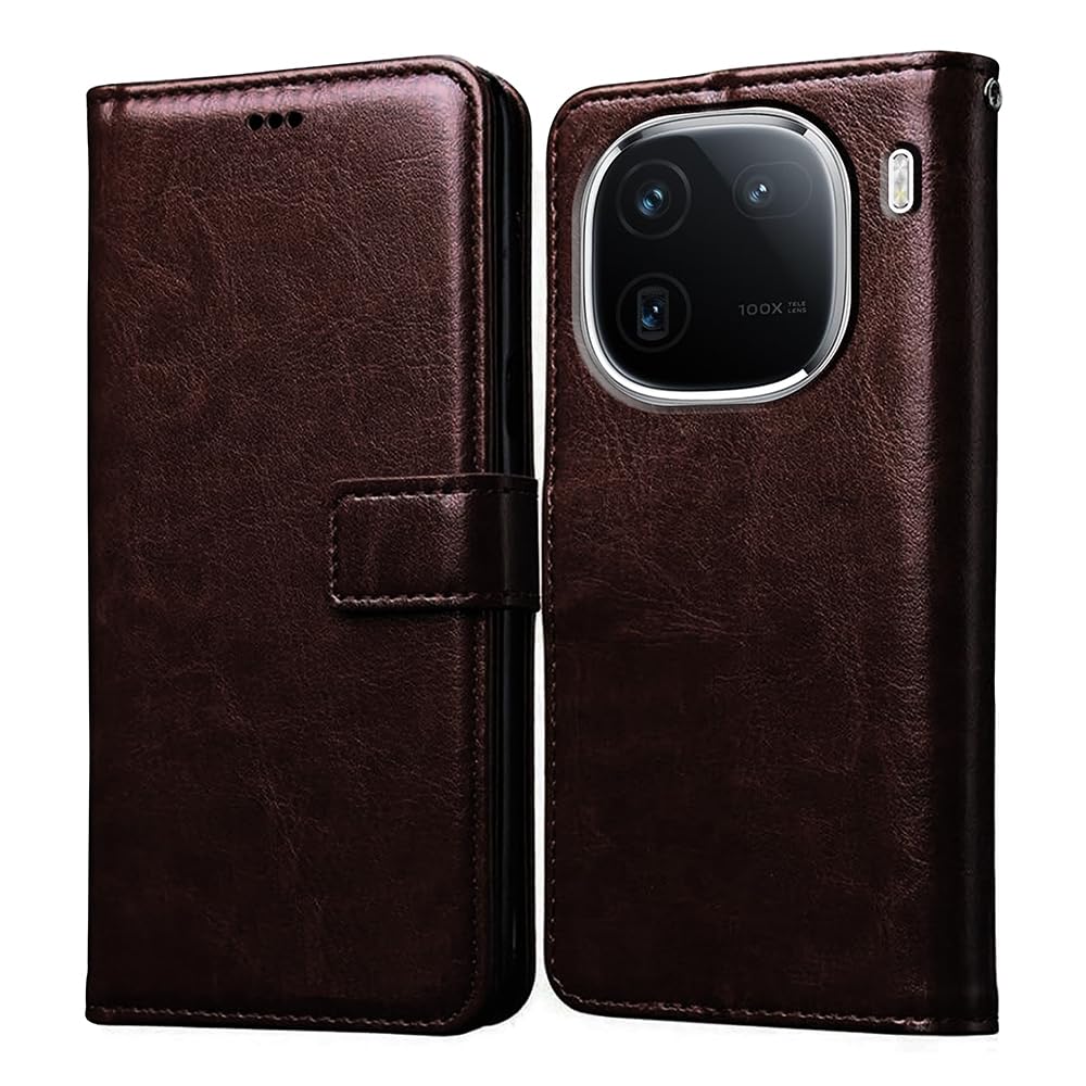 Amazon Brand- Solimo Flip for iQOO 12 5G (Leather_Coffee) (B0CRKN7QCH) Amazon Price History, Amazon Price Tracker