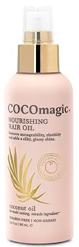 Cocomagic Nourishing Hair Oil | Promotes Healthy-Looking Hair | Restore Manageability, Add Silky, Glossy Shine | Paraben Free 3 oz