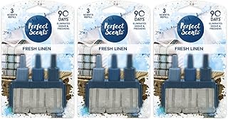 3 X Perfect Scents 3 Scents Fresh Linen Air Freshener Refill - Compatible with 3volution 20ml (3 Pack)