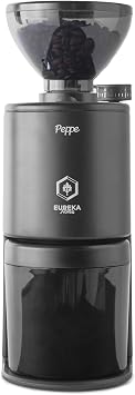 Eureka Peppe Coffee Grinder, Black