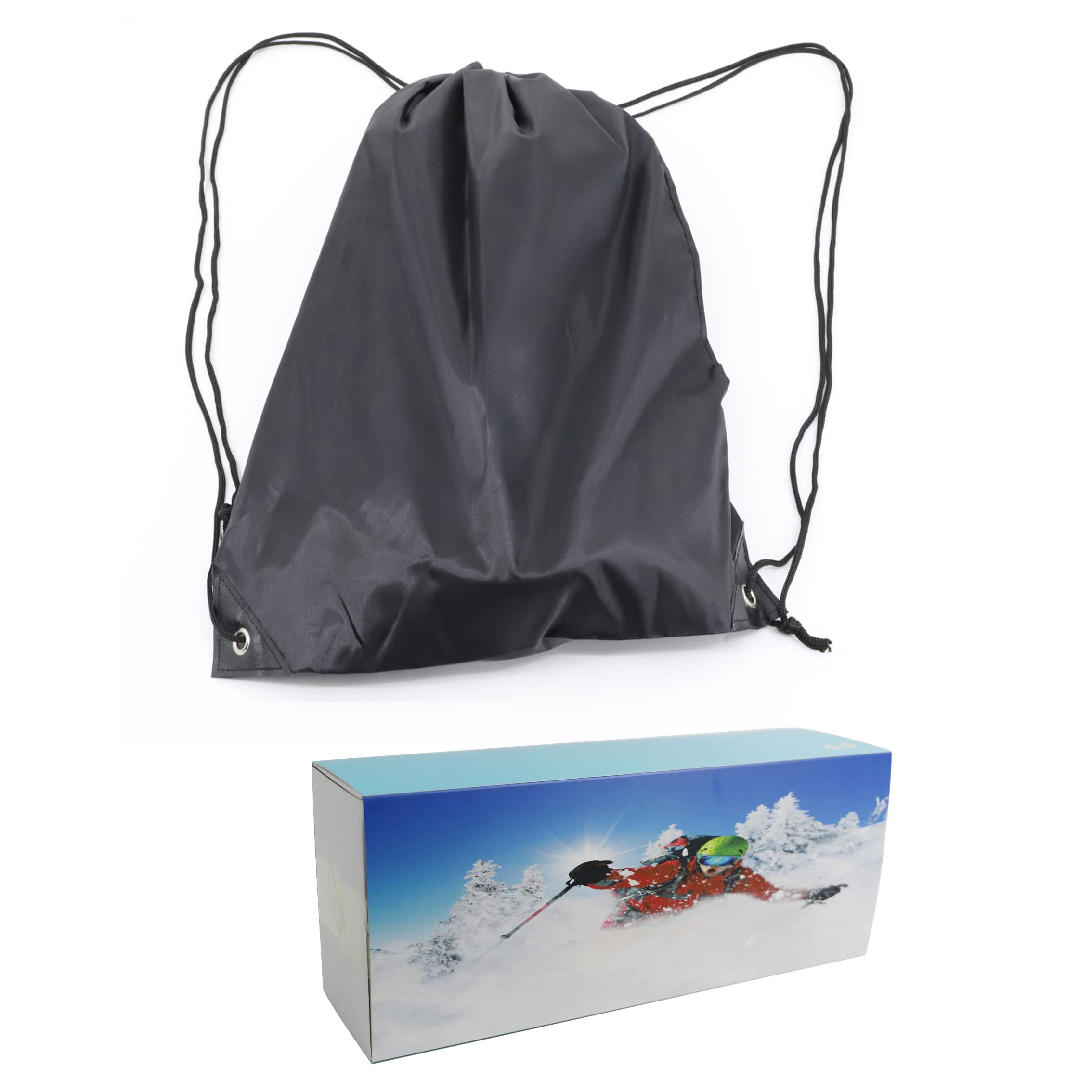 Mini Pattini da Sci Portatili Sport Mini Pattini da Sci Corti per Scarpe da Snowboard Snow Walking Snowboards Sci da Neve per Scarpe Invernali,Classic Models