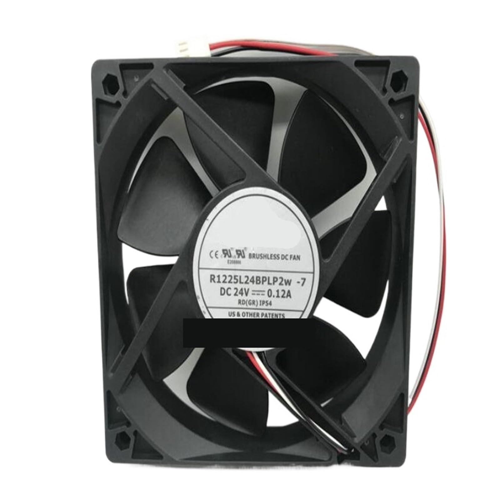 UWUKCJOKQ R1225L24BPLP2w -7 DC24V 0.12A 12CM Three-Wire Fan