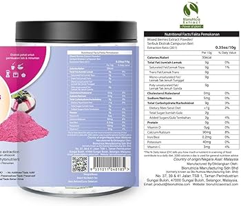 Amazon.com: Mixed Berries Extract Powder | 7 Super Berry Blend