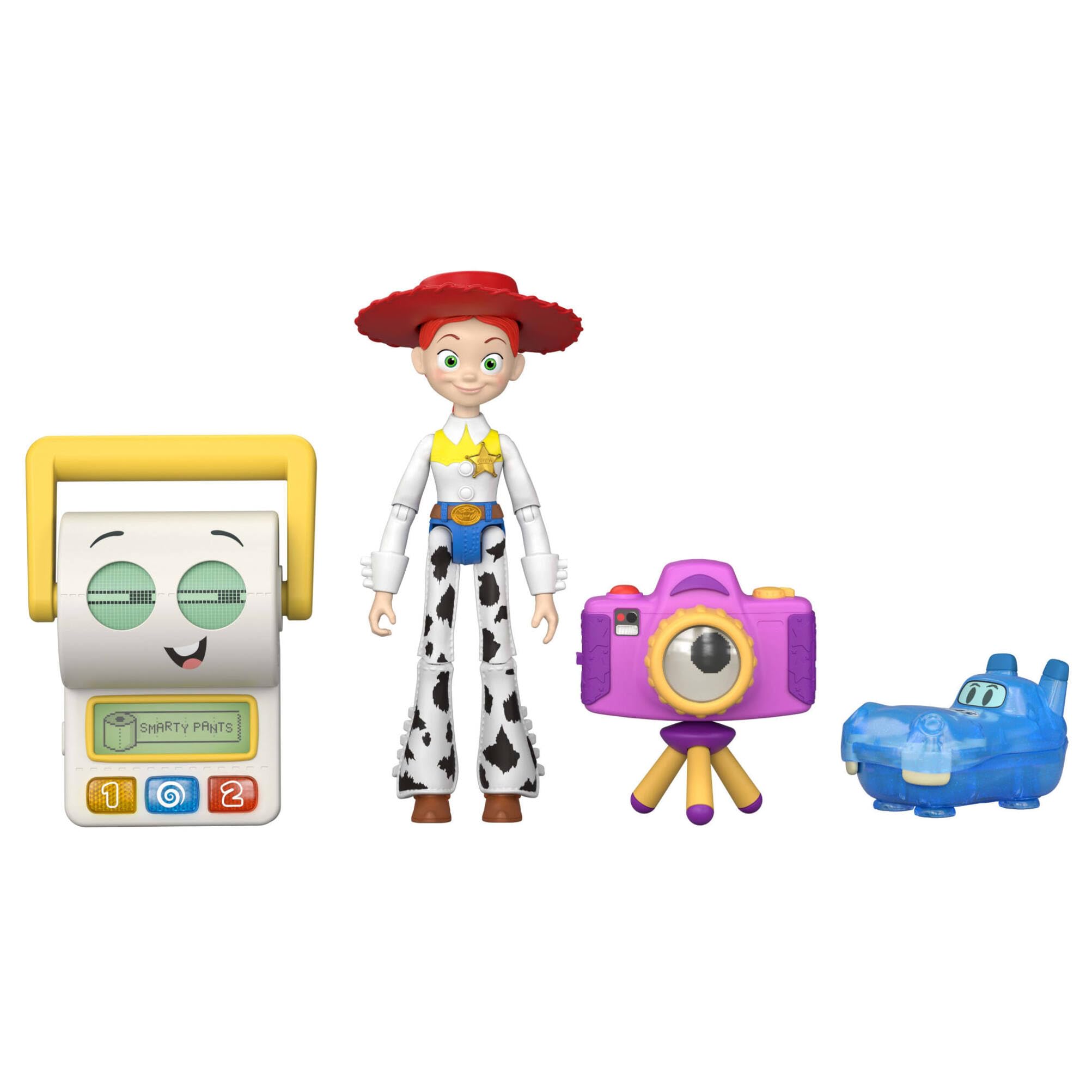 Mattel Disney Pixar Toy Story 5 Jessie y el Equipo Doble A Multipack con Figuras articuladas de acción de 17,78 cm a Escala de Juego, JLR69