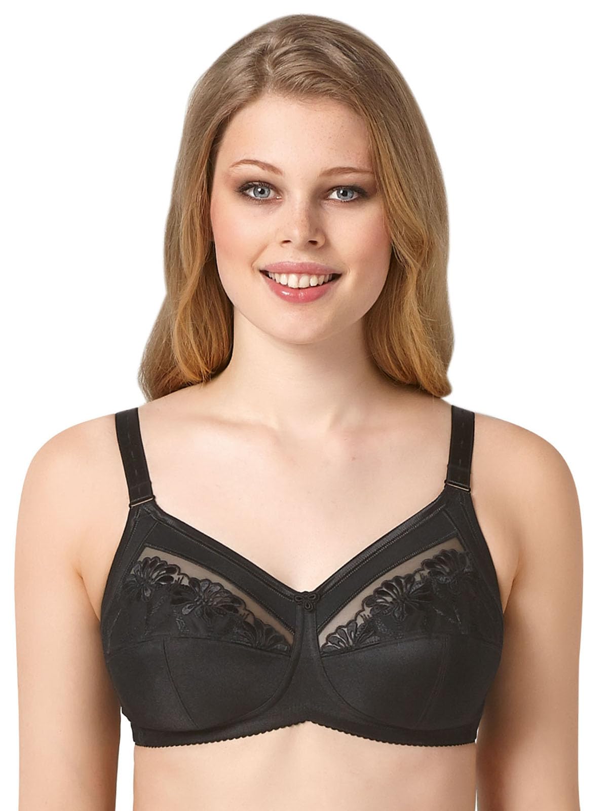 Anita Women's Black Full Figure Non-Wired Comfort Bra 5449 34 D