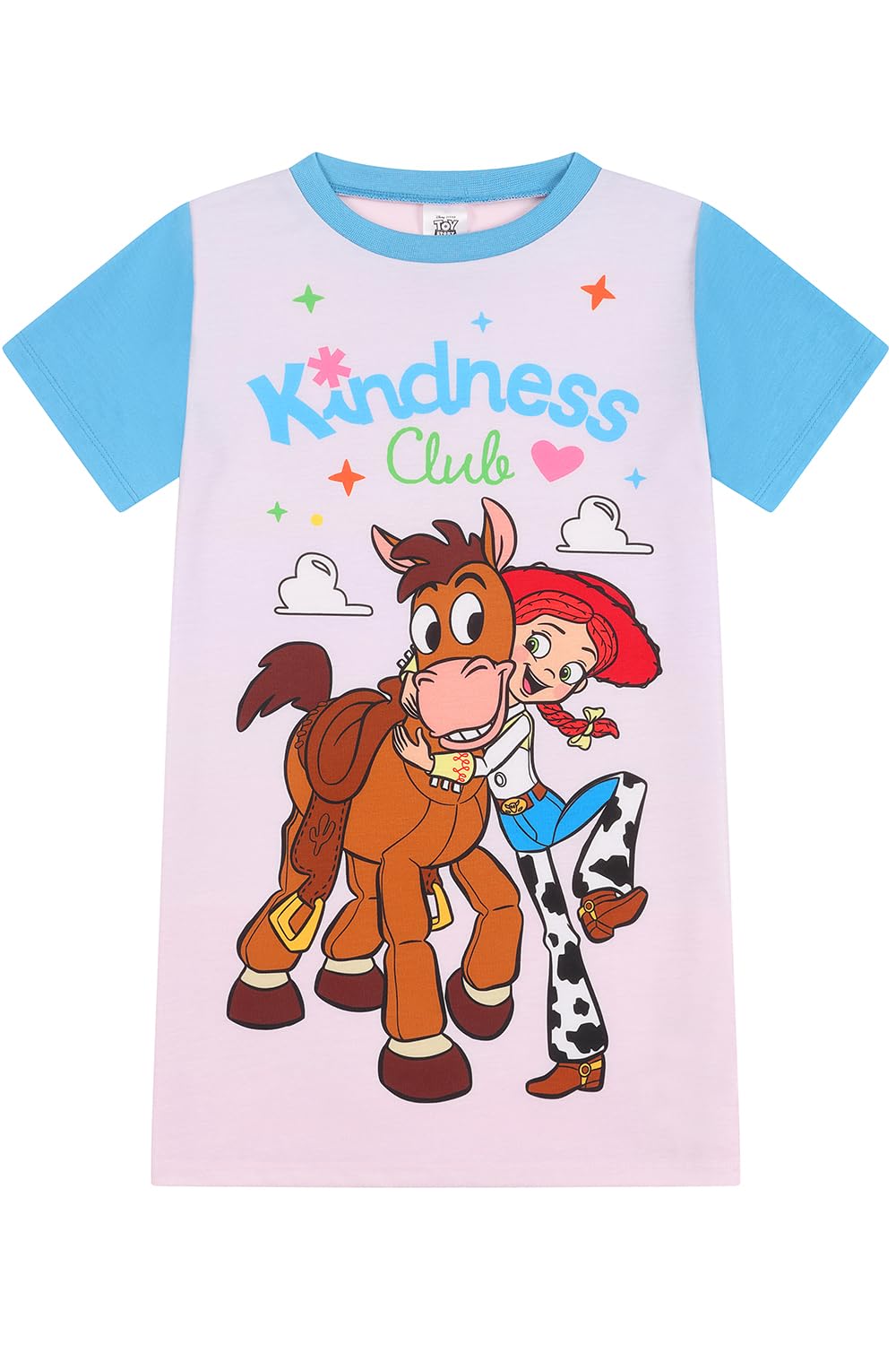 Disney Toy Story Kindness Club Nightie Girls Nightdress Nightgown for Kids (18-24 Months) Blue