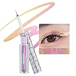 CHARMACY Chameleon Liquid Eyeliner, Liquid Glitter Eyeliner, Highly Pigmented, Metallic MultiColor Shifting waterproof Eyeliner, Ultra-Fine Tip, Longwearing, Smudge-proof (306)