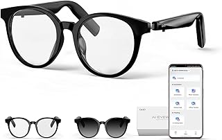 GetD AI Glasses for Men & Women, Smart Glasses Powered by ChatGPT with 145-Language Translation,Bluetooth 5.4 Glasses, Polarized & Photochromic Lenses, 11H Music Play for Driving and Daily Use