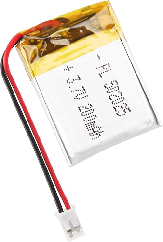 Miniatura 41 de 502035 Batería Lipo de 3.7V 300mAh 502035 Paquete de Batería de Polímero de Litio Recargable con Conector JST PH2.0mm para Dispositivo Electrónico