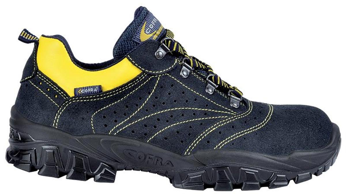 Scarpe Antinfortunistiche Cofra Revival S3 SRC - Taglia 42, Nero/Giallo | Sicure E Comfortevoli - Foto 8