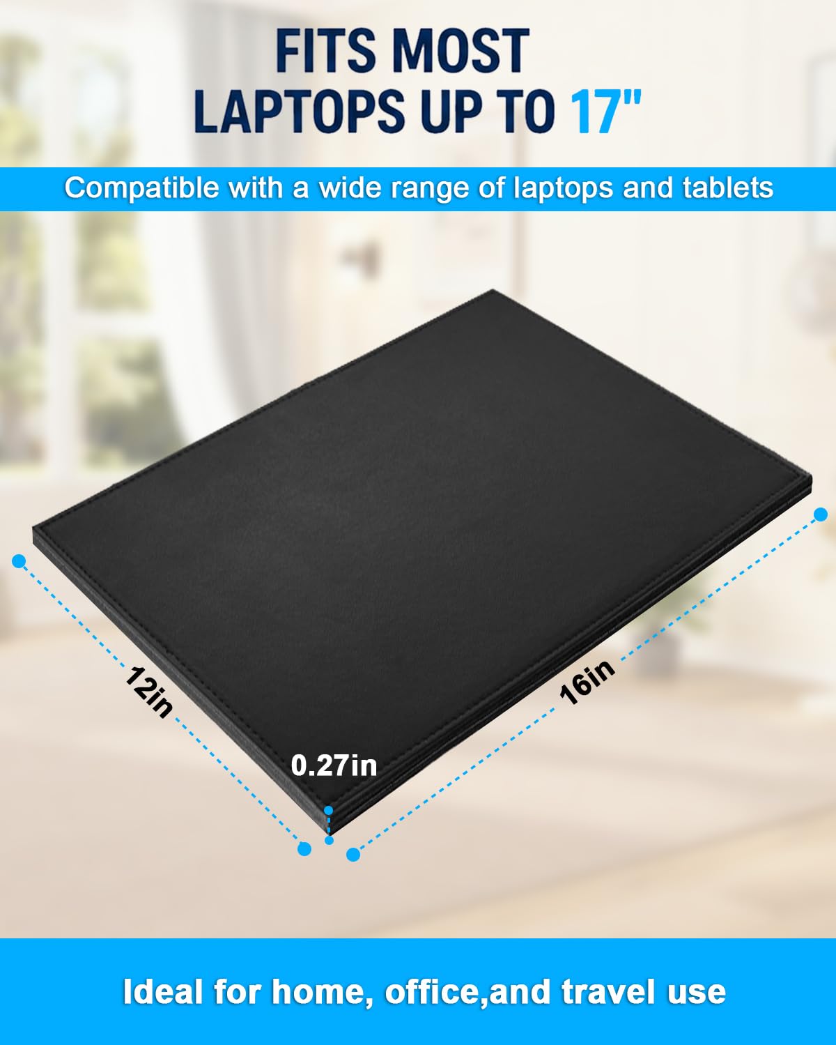 NEWBEAU Almohadilla de protección EMF para laptop, 4 capas de protección contra la radiación, bloqueador de calor para laptop, tableta y portátil, protección portátil de 12 x 16 pulgadas contra EMF y