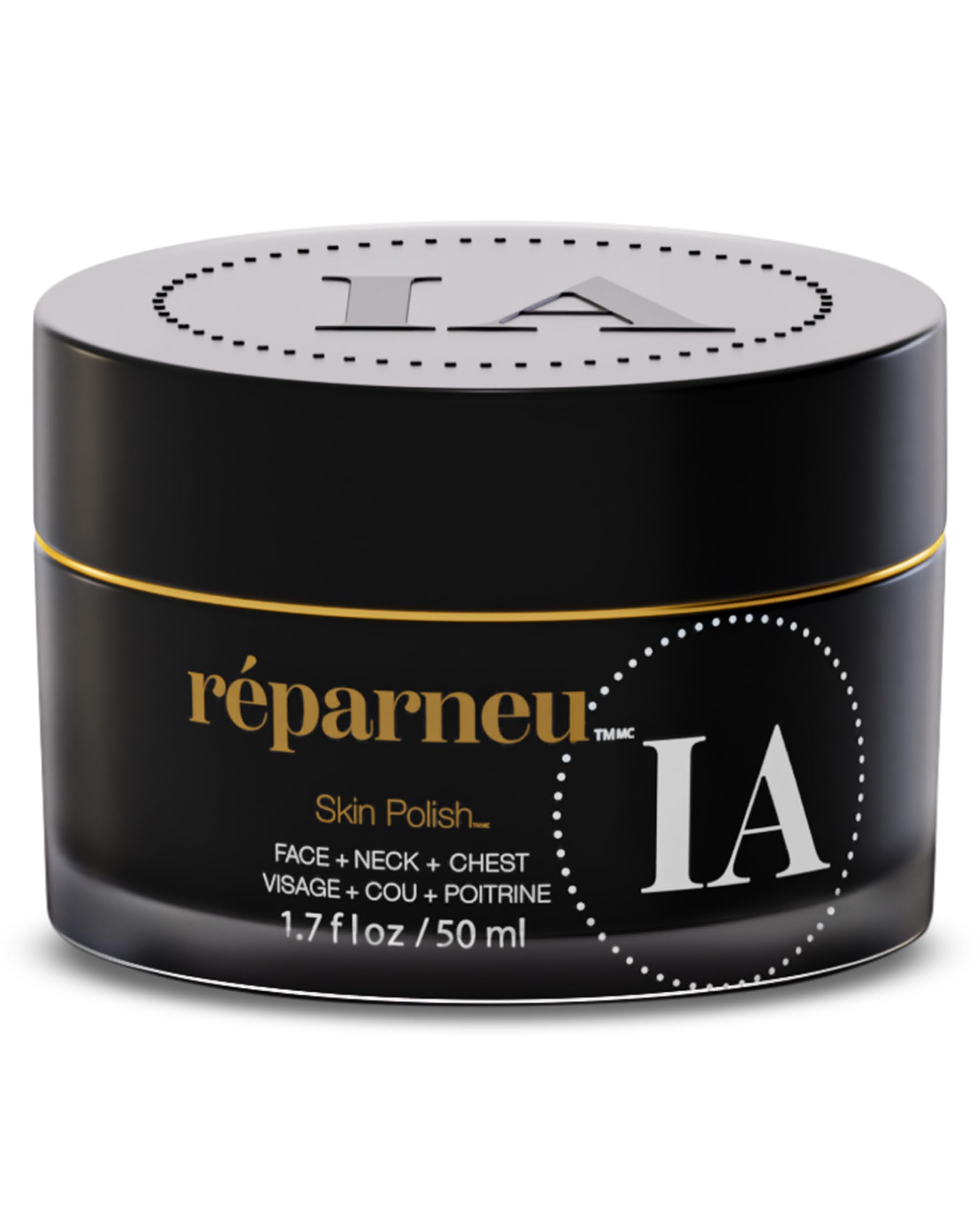 InfiniteAloe réparneu Skin Polish, Face Neck and Chest Microdermabrasion Polish for Rejuvenated Facial Skin - 1.7oz