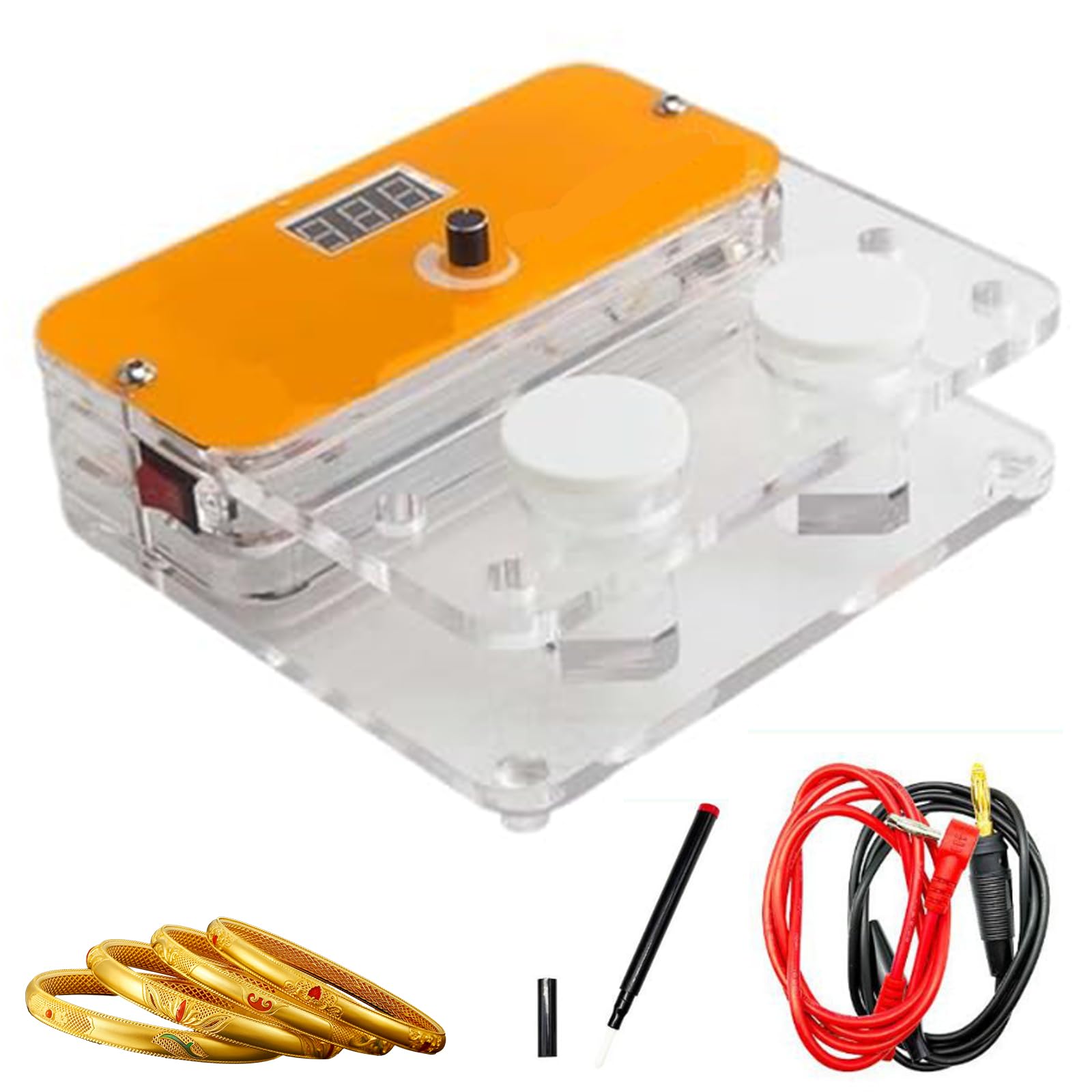 Kit de Chapado en Oro Tipo Bolígrafo, Máquina Profesional de Galvanoplastia
