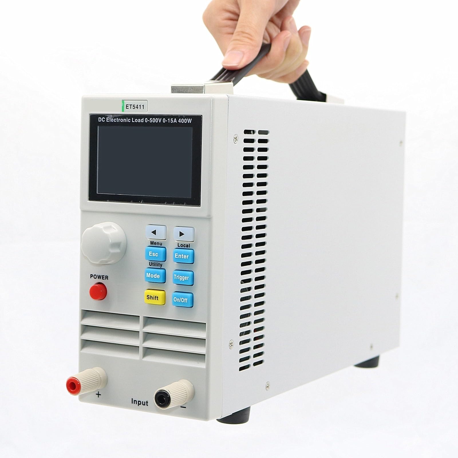 Medidor LCR, Controlador de carga electrónica corriente constante ajustable ET5411A+ 400w 15A