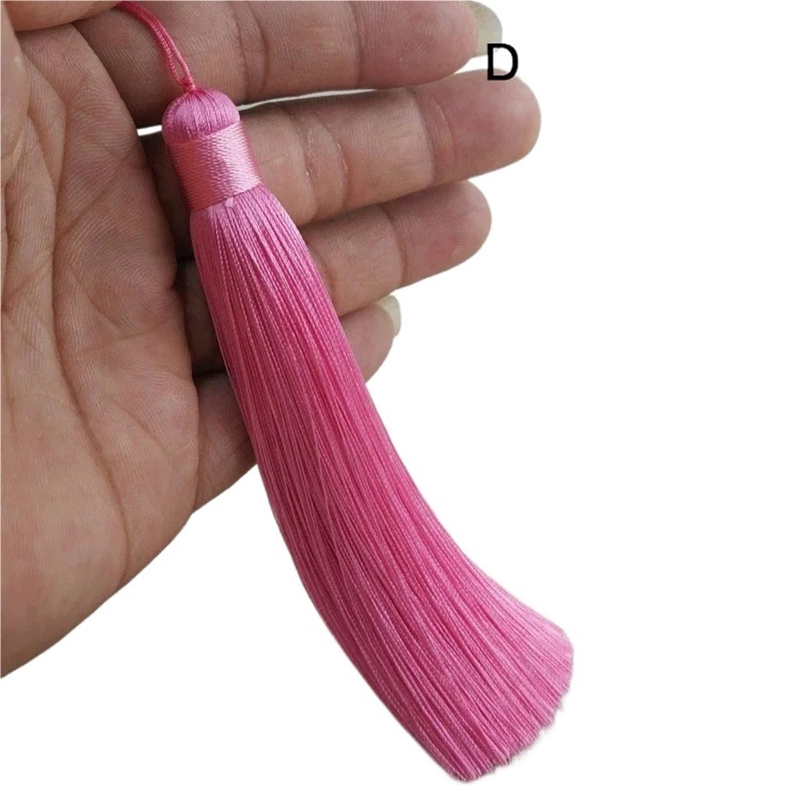 Silk Tassel Craft Decor, Silk Tassel Multicolor(Pink 12cm)