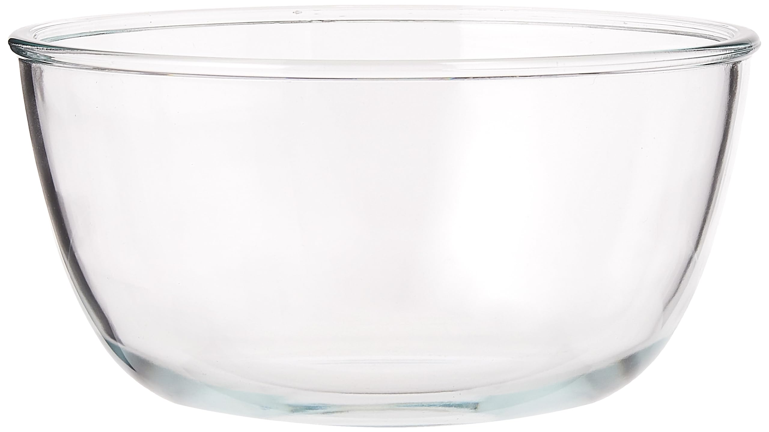 1.5L Mixing Bowl 8.0" - Oven Glass, Turkish Made, Premium Design, Dishwasher Safe, Crystal Clear, Ultra-Fine Rim