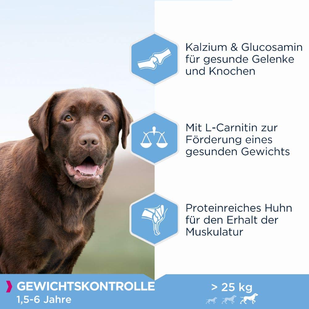 Eukanuba Hundefutter Weight Control Large 15 kg, 1er Pack (1 x 15 kg)