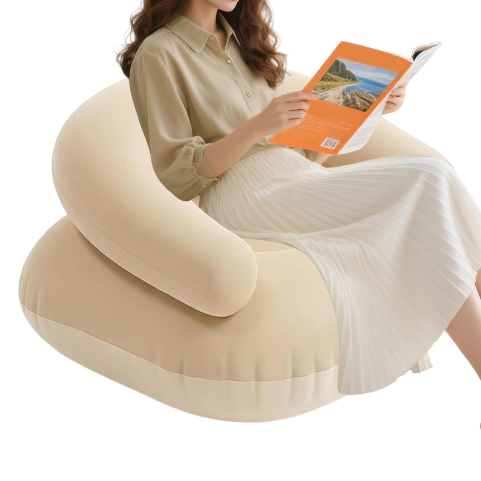 Générique Canapé Gonflable pour Camping - Mobilier à Gonflage Rapide | Siège Pliant Autogonflant,pour Le Repos, la, Le Jardin, la Plage, fêtes de Match, Les Vacances, Festivals de Musique, Les