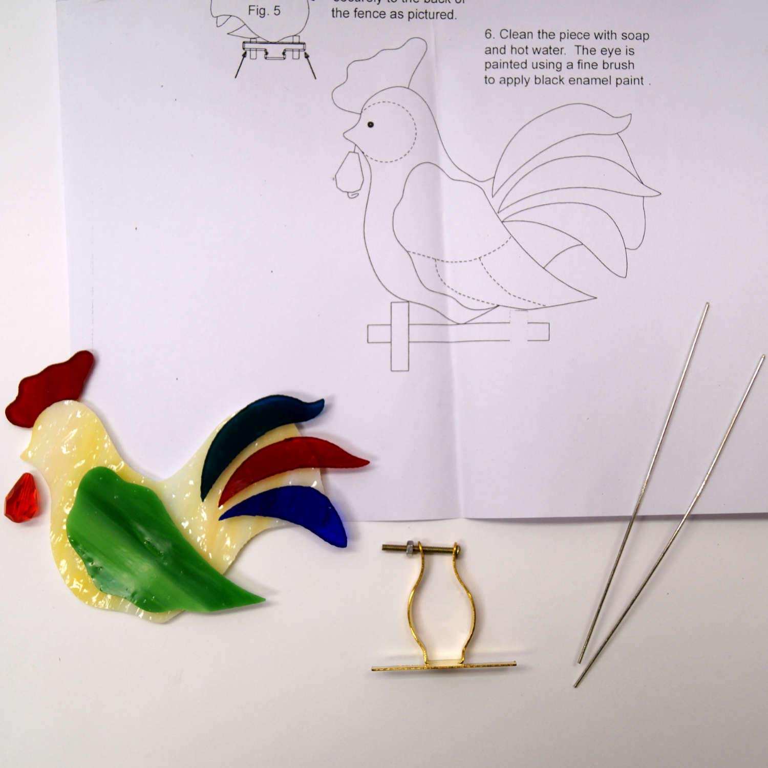 Pre-Cut Rooster Night Light Kit