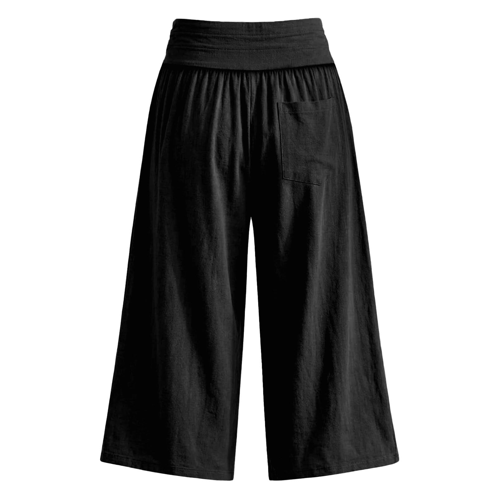 Donna Pantaloni Estivi 3/4 Lunghezza Capri Sportivi Comodi Con Elastico Vita Modelli Moderni Pantaloni Jogging Pinocchietto Morbidi Confortevoli Utilizzo Domestico Casual Giornaliera Abbigliamento