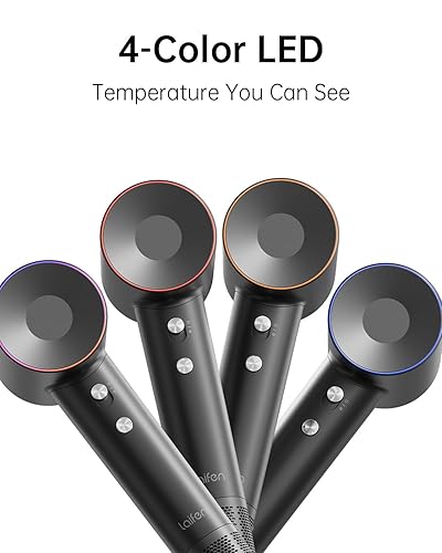 Miniatura 5 de Laifen Swift - Secador de pelo especial, secador iónico de alta velocidad de 656.2 ft con motor sin escobillas de 110.000 RPM para secado rápido,