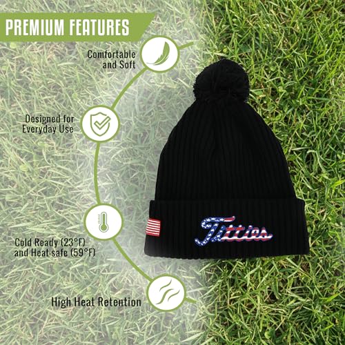 Image of Curves & Clubs Titties Golf Hat - Funny Golf Hat, Titties Hat - Funny American Hat - One-Size-Fits-All - Men's Gifts