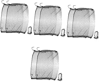 Toddmomy Acessórios Ao Ar Livre Rede De Arnês Para Atividades Ao Ar Livre 8 Peças Acessórios Para Atividades Ao Ar Livre Rede De Cabeça Acessórios De Jardim Densidade Malha