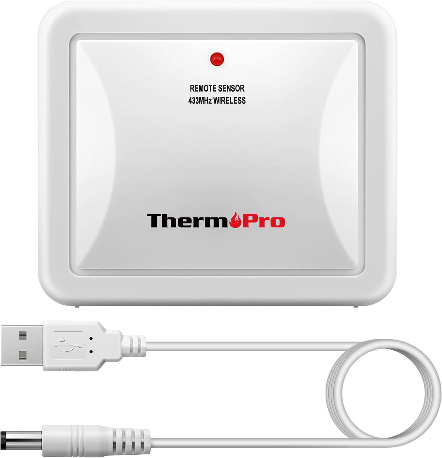 ThermoPro TX-4 with 433MHz Frequency Fitting Waterproof Transmitter Additional Outdoor Sensor for All 433MHz Indoor Outdoor Thermometer Temperature and Humidity Monitor