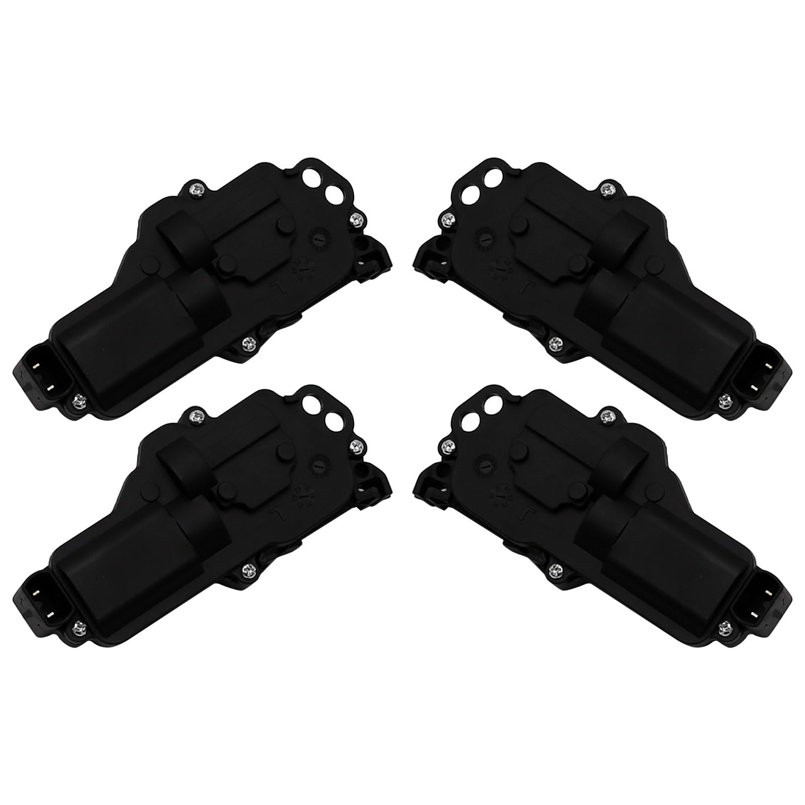 4PCS Front Rear Driver & Passenger Side Power Door Lock Actuator, Replacement for Ford F150 F250 F350 F450 F550 Excursion Expedition Mustang Ranger