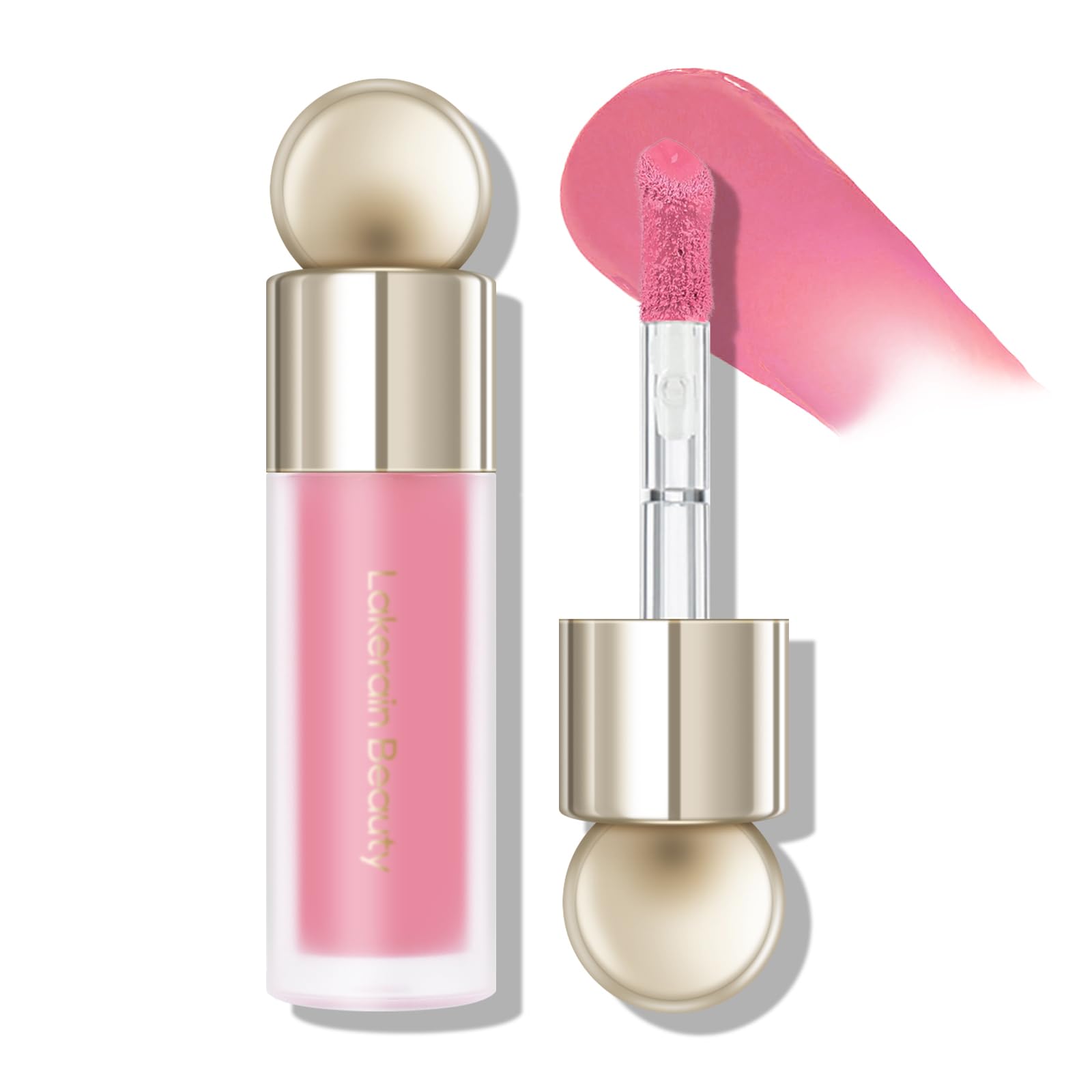 Liquid Blush, Matte Tinted for Cheeks, Lasting Dewy Cheek, Soft Creamy Blush, Blendable Lightweight, Buildable Matte Coverage, Cool Pink