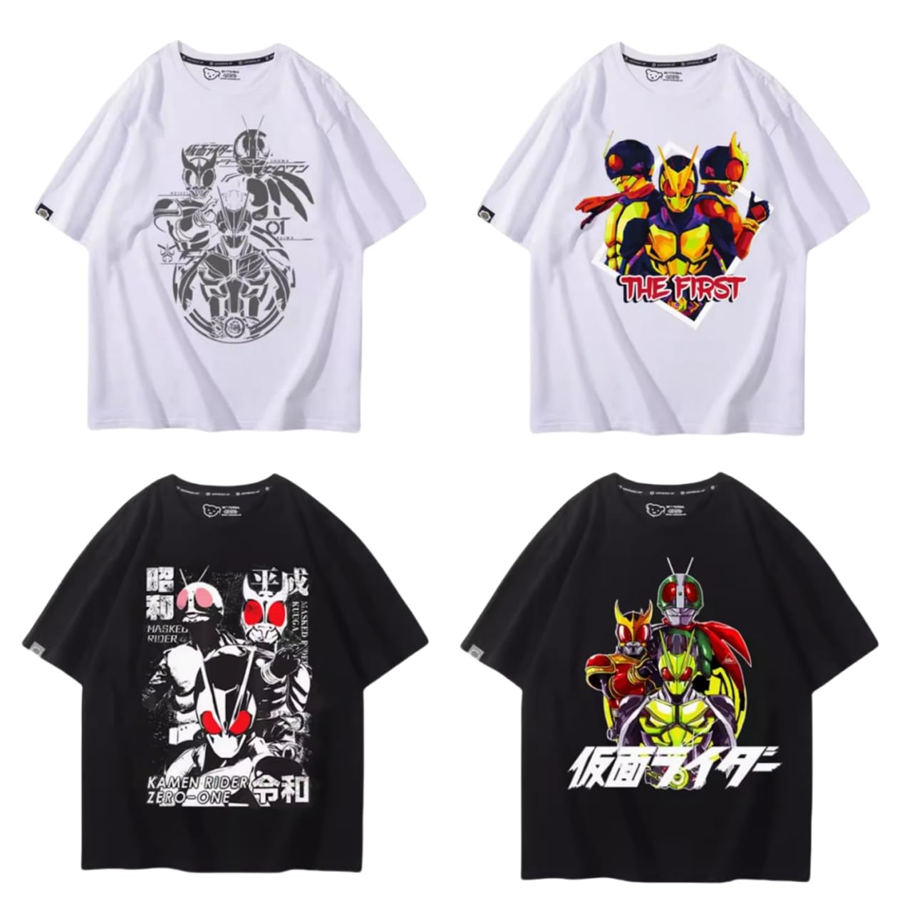 Amazon.co.jp: 仮面ライダー tシャツ 半袖 応援服 平成 昭和 令和 仮面