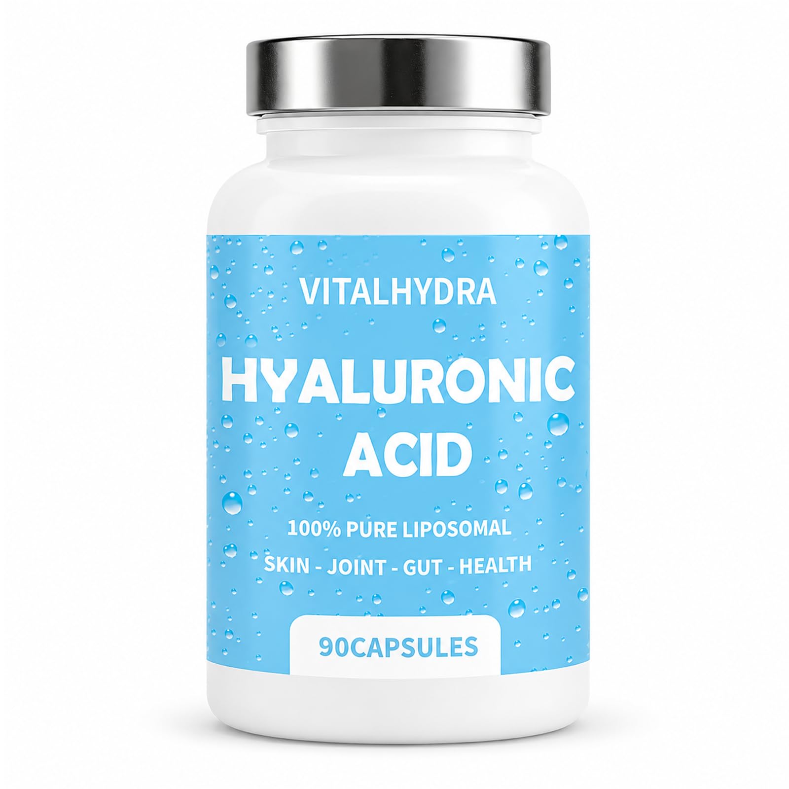 Hyaluronic Acid, Hyaluronic Acid Joint Supplements Capsules, Non-GMO and Gluten Free, 90 Capsules (1 PCS)