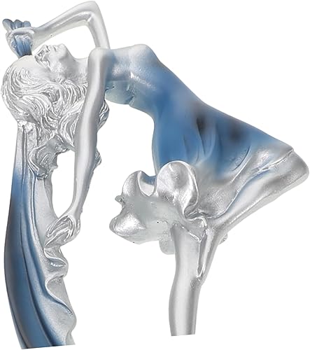 Miniatura 5 de ibasenice Estatua de bailarina de ballet bailarina adornos de niña de estilo europeo decoración de escritorio cumpleaños