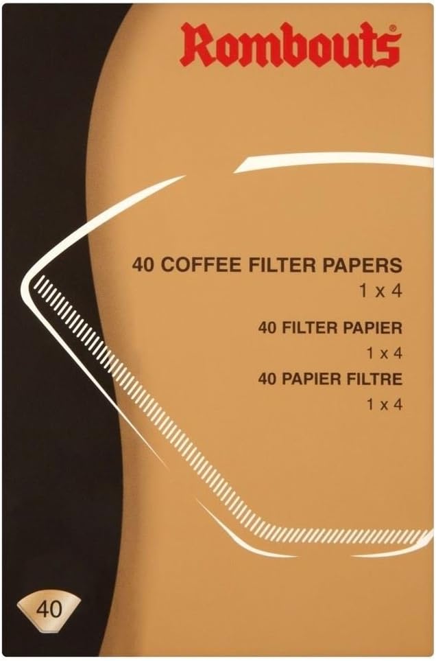 Rombouts Coffee Filter Papers - 4 Cups (40) - Pack of 6 : Amazon.co.uk ...